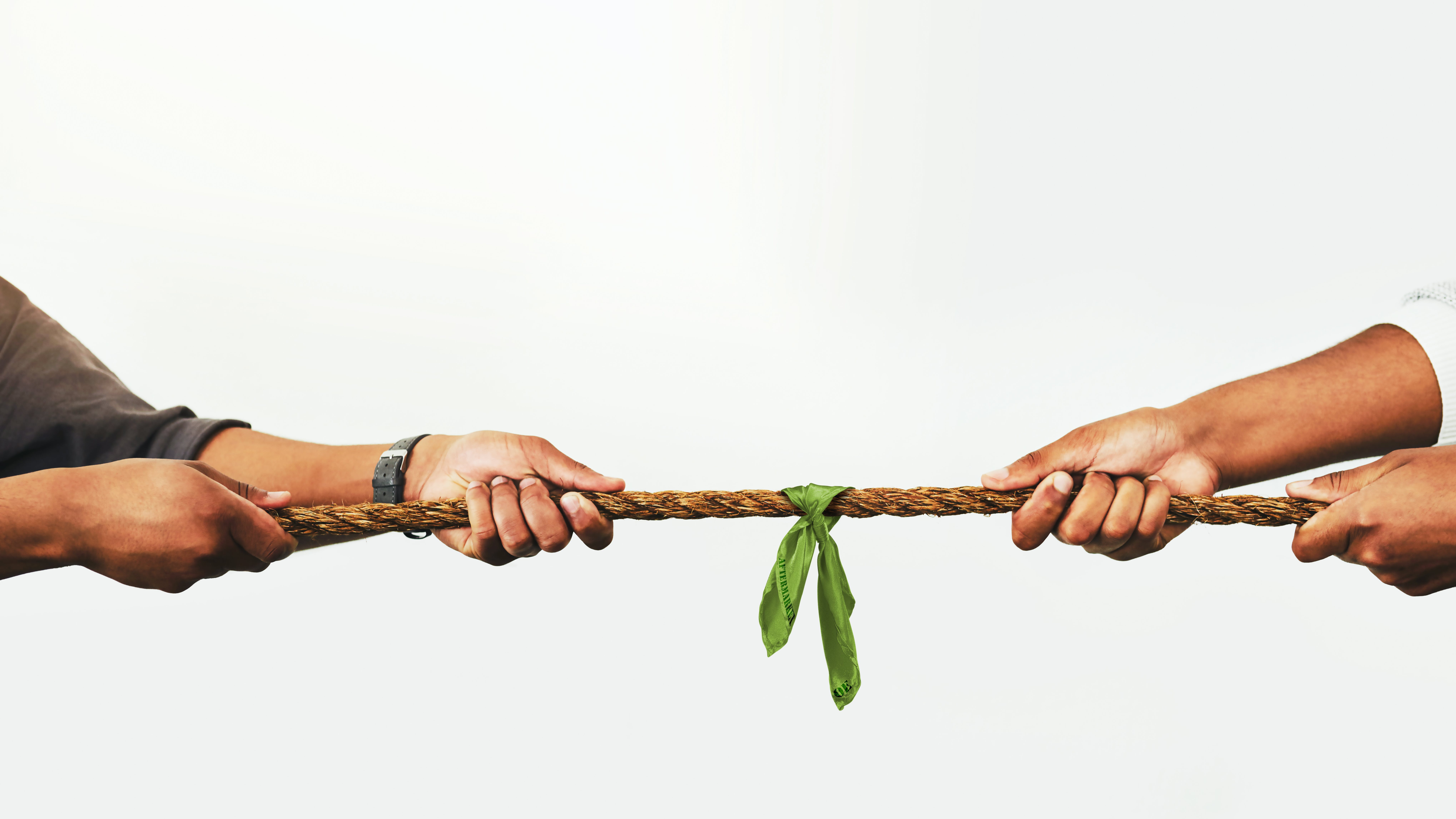 Truck parts tug of war