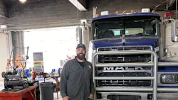 Marathon technician Cody Clegg Marathon technician Cody Clegg