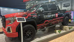 Battery-electric light-duty truck from AAM. Battery-electric light-duty truck from AAM.