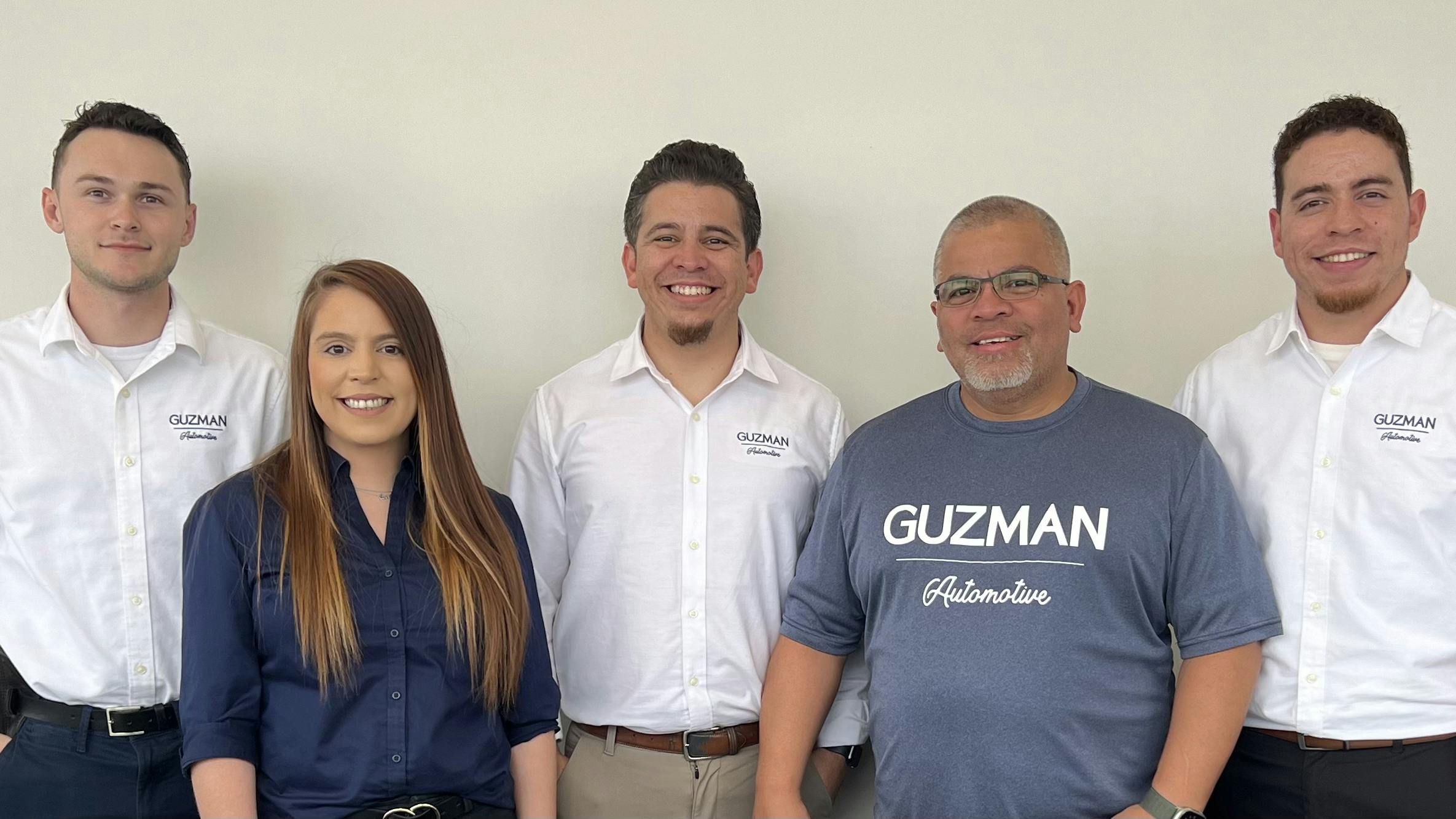 From left to right: Jadon Henderson, Erica Guzman, Joe Gonzales, James Guzman, and Joshua Guzman.