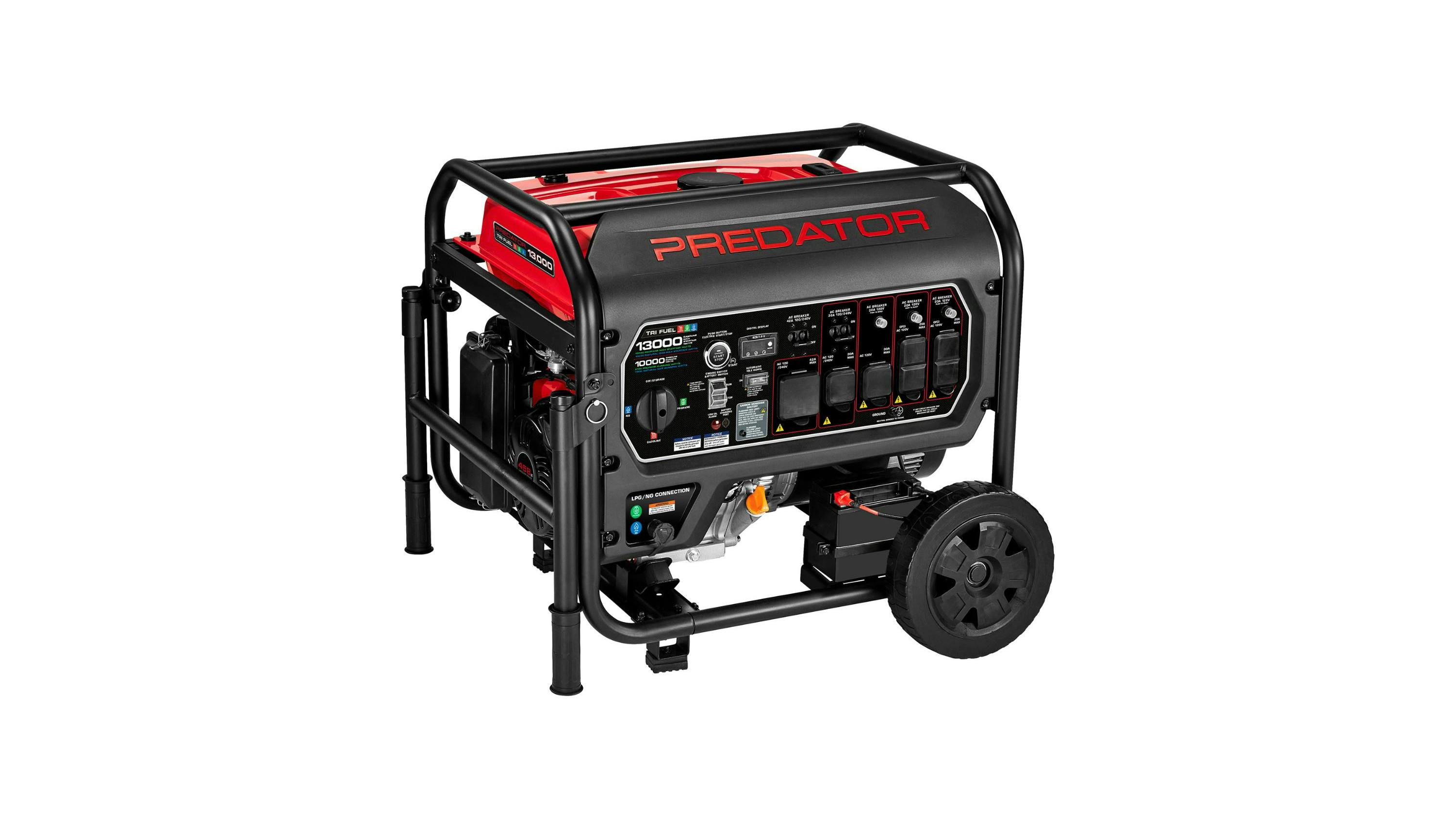 13,000W Tri-Fuel Portable Generator