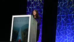 Ana Meuwissen, SVP of government affairs for MEMA, speaks about tariffs at Heavy Duty Aftermarket Dialogue in January 2025. Ana Meuwissen, SVP of government affairs for MEMA, speaks about tariffs at Heavy Duty Aftermarket Dialogue in January 2025.