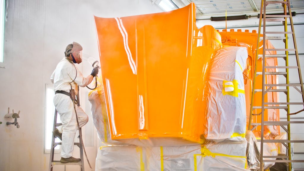 67ae608021a5ebf77962b5cf Orange Truck Painted Ppg