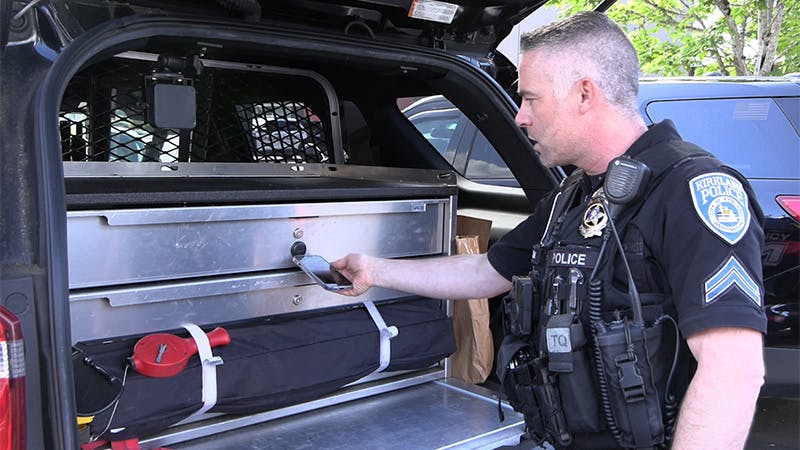 kirkland pd zonar evir patrol car inspection