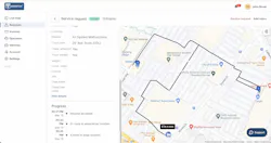 Example of the Tow4Tech dispatch screen Example of the Tow4Tech dispatch screen