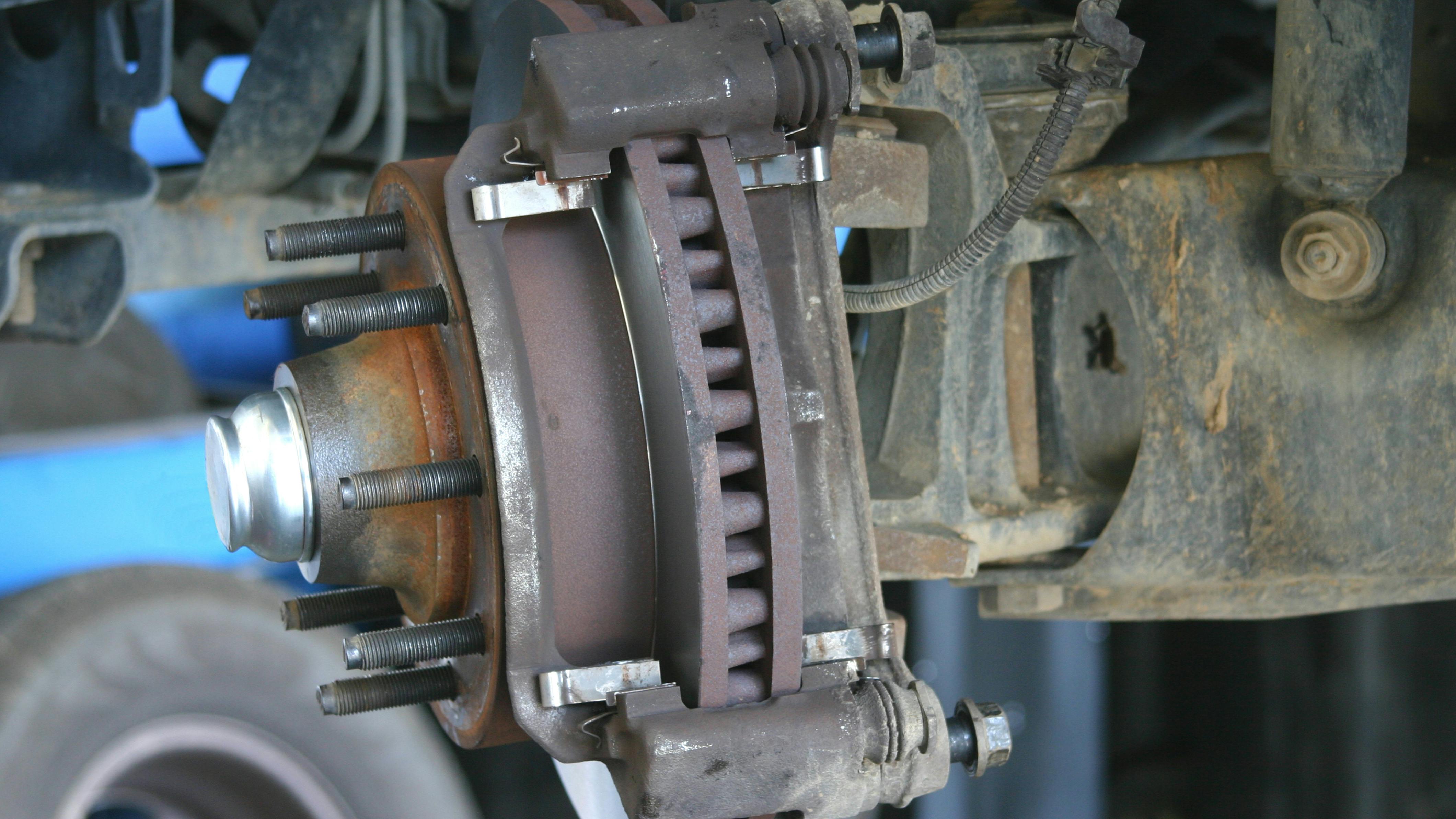 Brake rotor on a truck Dreamstime