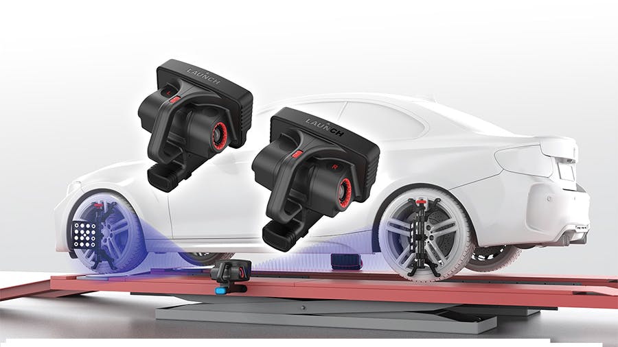 X613 mobile wheel aligner