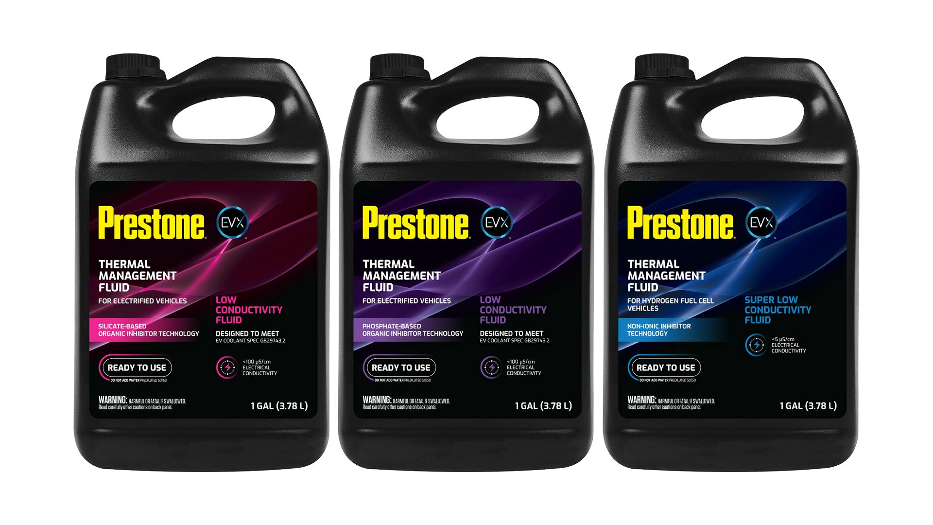 Prestone&rsquo;s EVX fluids