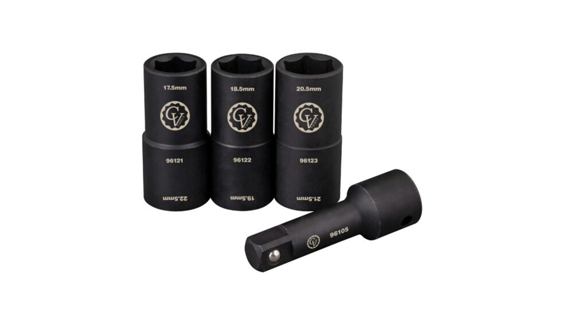 4pc half size metric flip socket set