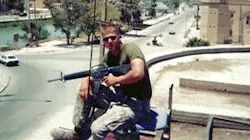 International's media manager Nick Smith looking badass during the Iraq War. Journalists should remember this next time they ignore one of his emails. International's media manager Nick Smith looking badass during the Iraq War. Journalists should remember this next time they ignore one of his emails.