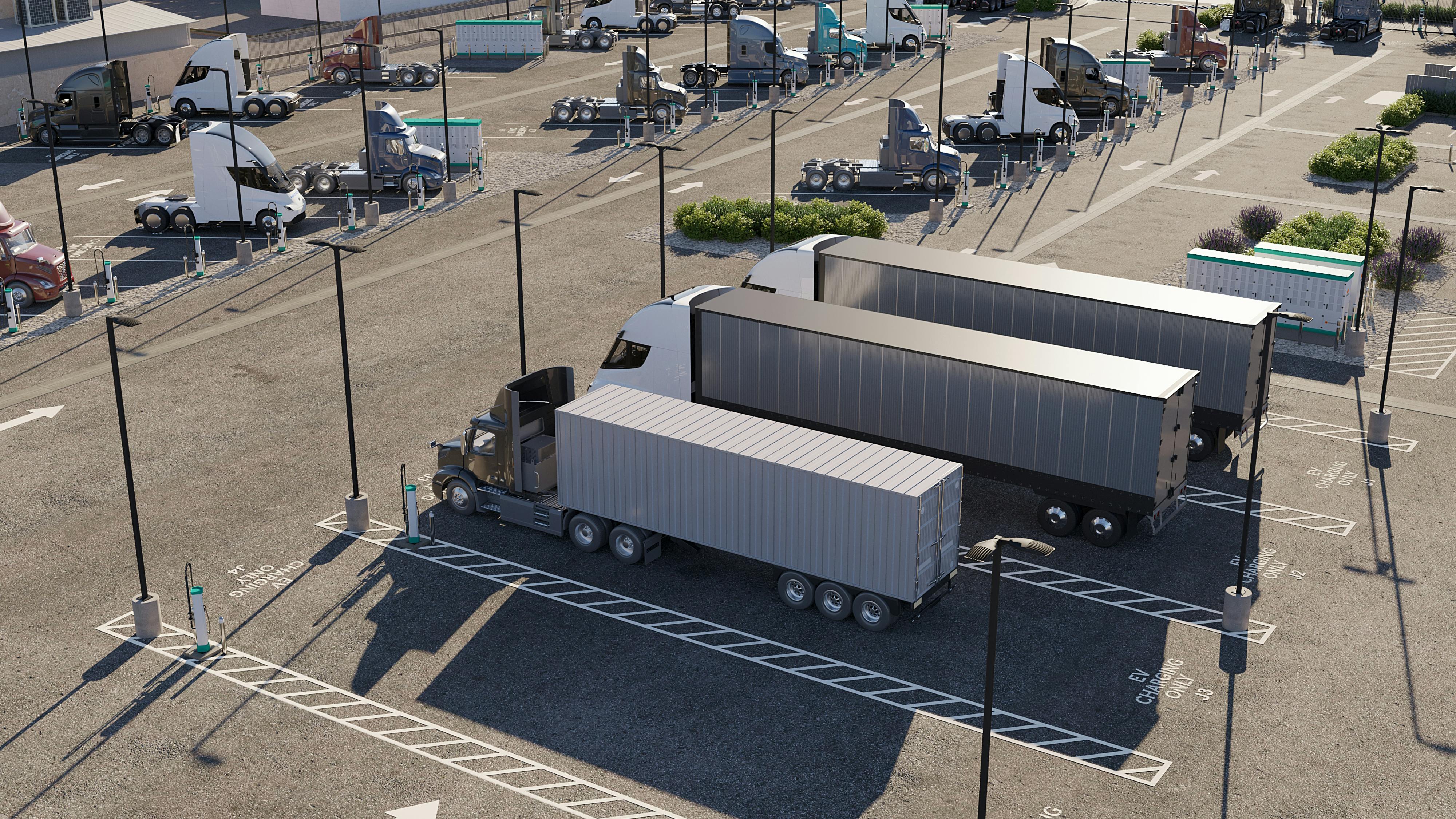 EV Realty acquires new truck site for charging hub