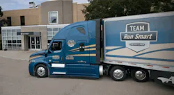 Though the average Class 8 truck gets around 7 mpg, NACFE reported that Henry Albert, CEO of Albert Transport, a participant in the 2025 Run on Less event, has used modern and readily available equipment and best practices to achieve a lifetime average of 10.5 mpg on his 2022 Freightliner Cascadia. His personal best driving the truck was 13.7 mpg. Though the average Class 8 truck gets around 7 mpg, NACFE reported that Henry Albert, CEO of Albert Transport, a participant in the 2025 Run on Less event, has used modern and readily available equipment and best practices to achieve a lifetime average of 10.5 mpg on his 2022 Freightliner Cascadia. His personal best driving the truck was 13.7 mpg.