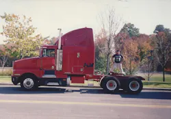 Pablo Bossi worked hard to get his first Kenworth, a T600, which he bought at age 22. At age 55 now, he owns a fleet of 120 Kenworth trucks. Pablo Bossi worked hard to get his first Kenworth, a T600, which he bought at age 22. At age 55 now, he owns a fleet of 120 Kenworth trucks.
