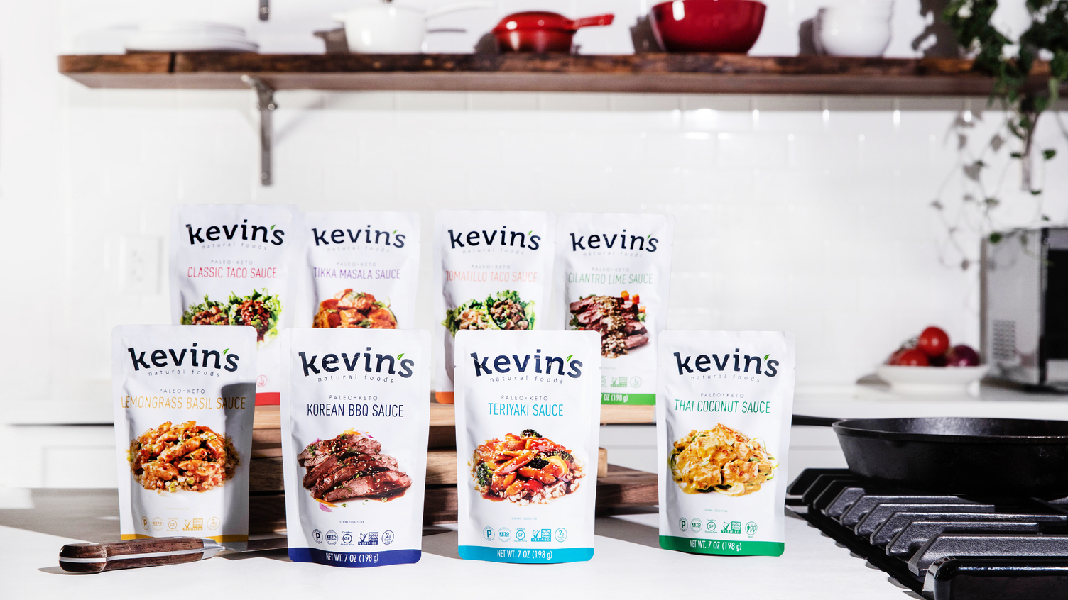 Kevin's Natural Foods products