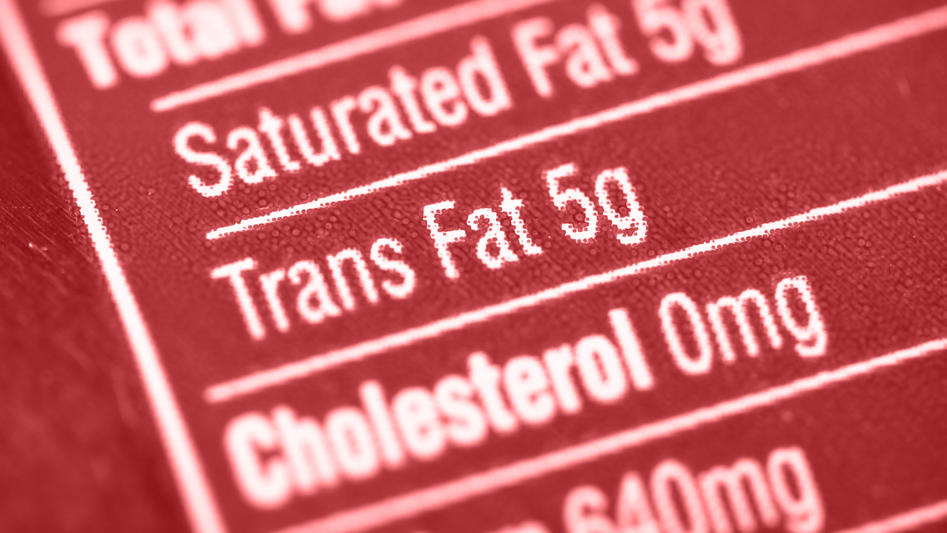 trans fat nutrition label