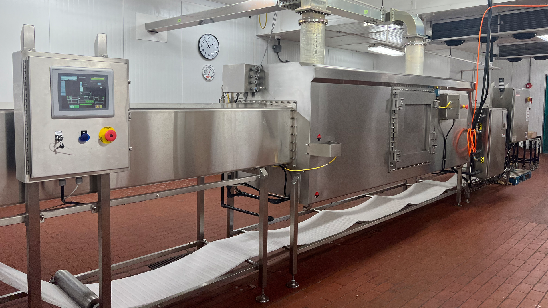 New equipment installed as part of United Premium Foods' $1.8 million capital spending investment to increase production capacity.