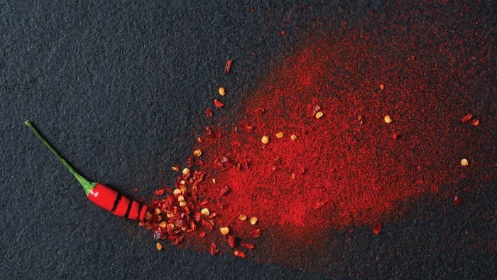Chili turning to powder