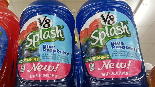 'V8 Splash Blue Raspberry'