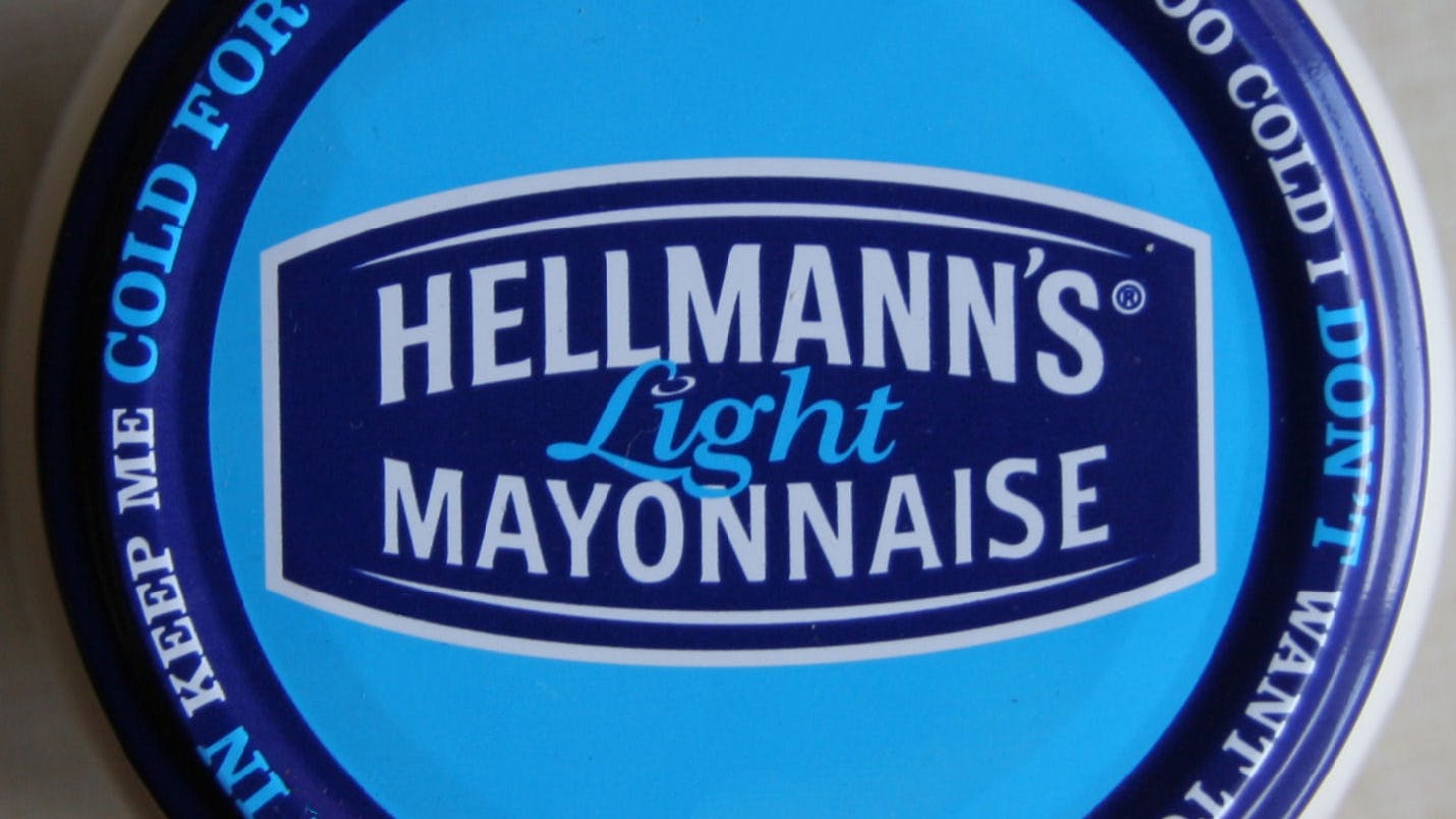'Hellman's mayonnaise jar'
