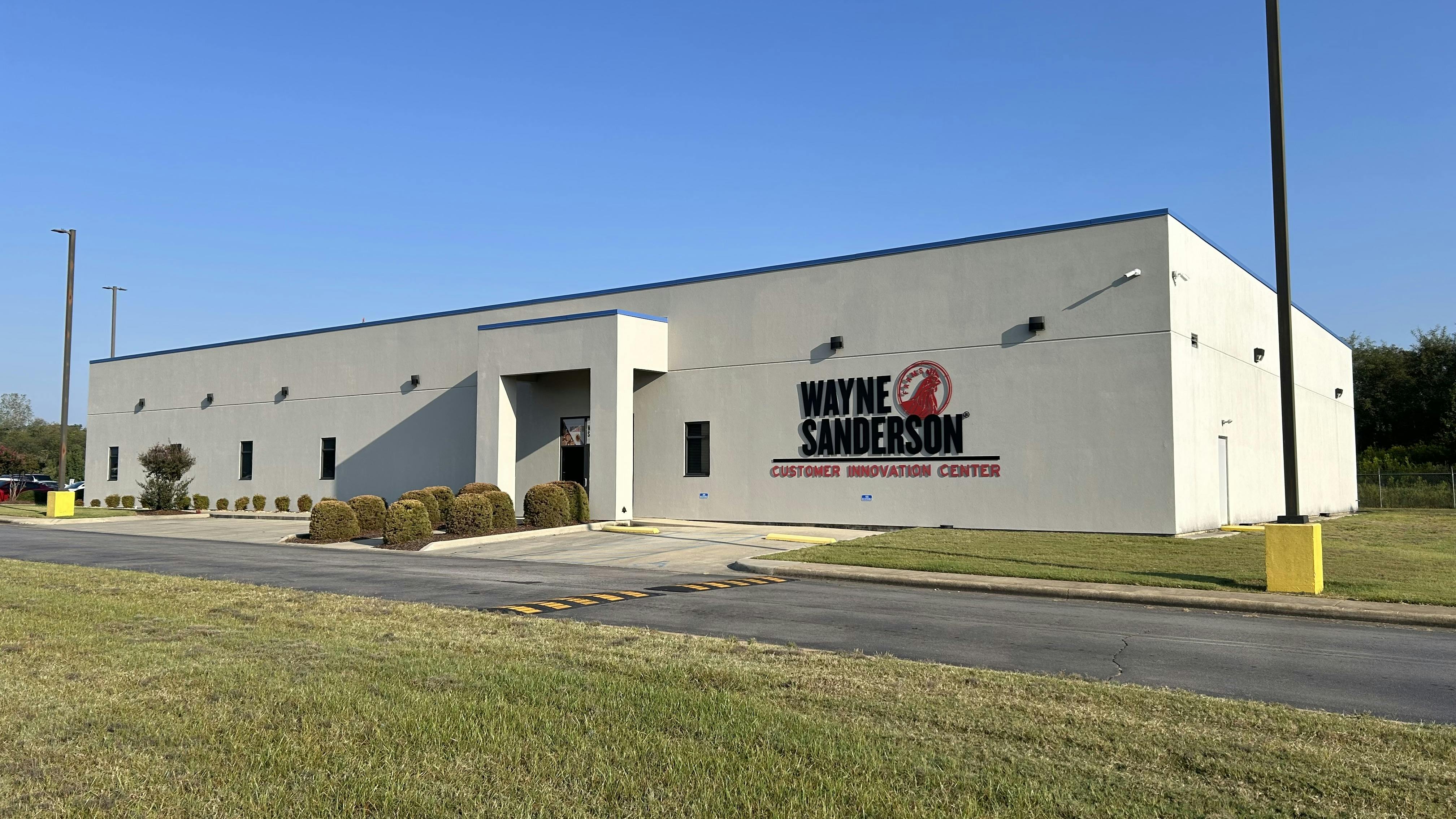 The Customer Innovation Center on the same property as Wayne-Sanderson Farms&rsquo; Decatur, Ala., prepared foods plant.