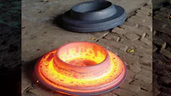 Process engineers applied established physical theories and volumes of data to determine the possible outcome of forging nickelbased alloy discs for industrial valves Process engineers applied established physical theories and volumes of data to determine the possible outcome of forging nickelbased alloy discs for industrial valves