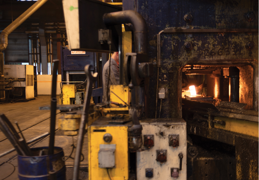 Farinia closed-die production