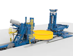 SMS ring-rolling illustration SMS ring-rolling illustration