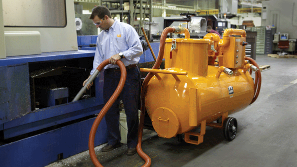 Six available models range from inexpensive top drum cleaners to the sump cleaner