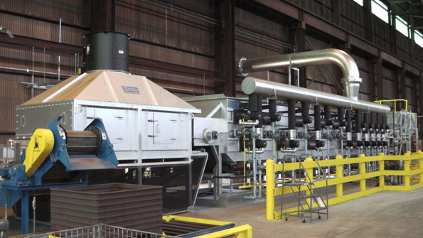 Ohio Star Forge recently started up this continuous normalizing furnace built by CanEng Furnaces to process various steel forgings at a rate of 3500 lbhour