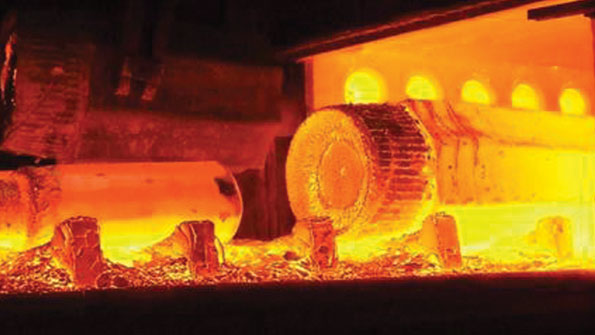 soaking furnace at Pilsen Steel in Czech Republic
