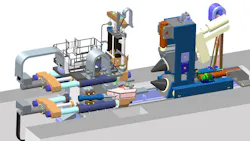 The Siempelkamp ringrolling mill for LrsquoUnion des Forgerons will achieve radial and axial forces of 4000 kN each with a maximum ring diameter of 2500 mm The Siempelkamp ringrolling mill for LrsquoUnion des Forgerons will achieve radial and axial forces of 4000 kN each with a maximum ring diameter of 2500 mm