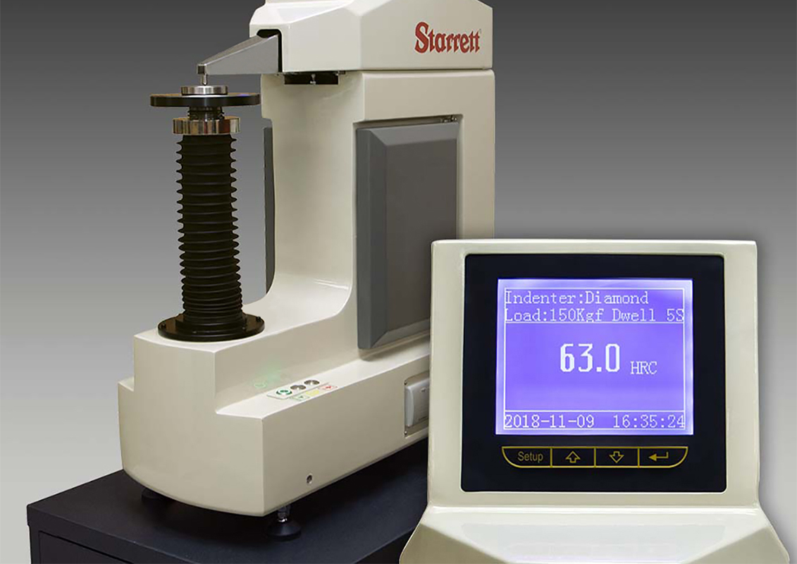 The new hardness tester models use a closed-loop control unit with a load cell, a DC motor and an electronic measurement and control unit instead of traditional dead weights, enabling high accuracy measurements at all test loads up to 0.5%.