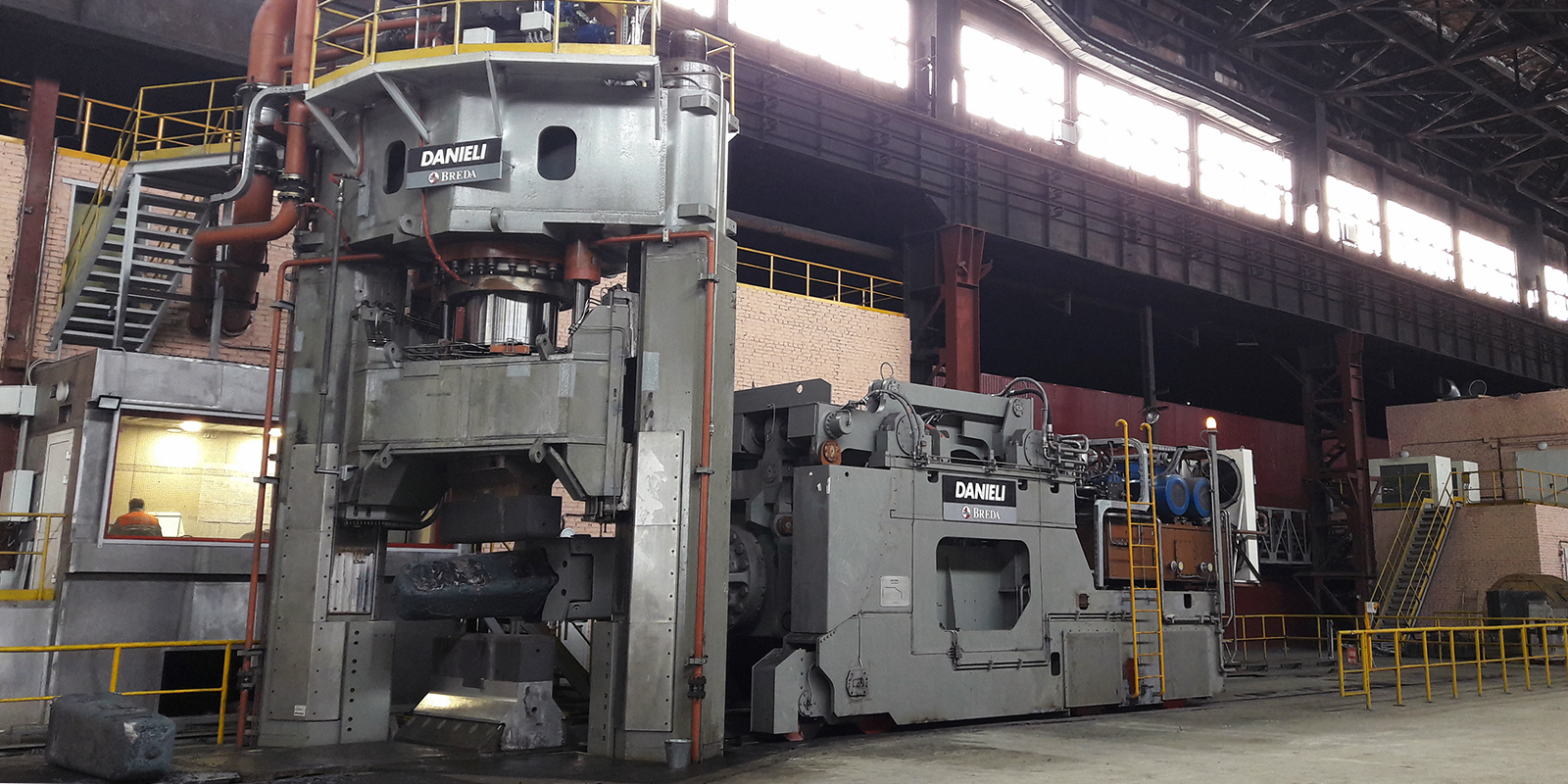 A 25-MN Danieli Breda open-die press at ZMZ, Chelyabinsk, Russia.