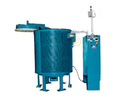Model PT2036 cyclone pit furnace for annealing aerospace fasteners Model PT2036 cyclone pit furnace for annealing aerospace fasteners