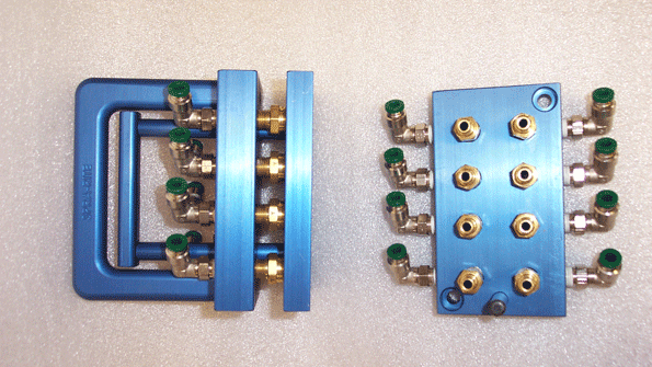 Industrial Innovations Quick Spray Release multiconnection technology assists with quick die change