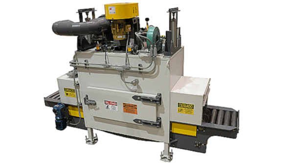 The system measures 2 ft wide x 1 ft high x 11 ft 8 in long The conveying system features a 10ft extension on the entry and exit ends