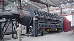 General Kinematicsrsquo Vibra Drum rotary shakeout machine General Kinematicsrsquo Vibra Drum rotary shakeout machine