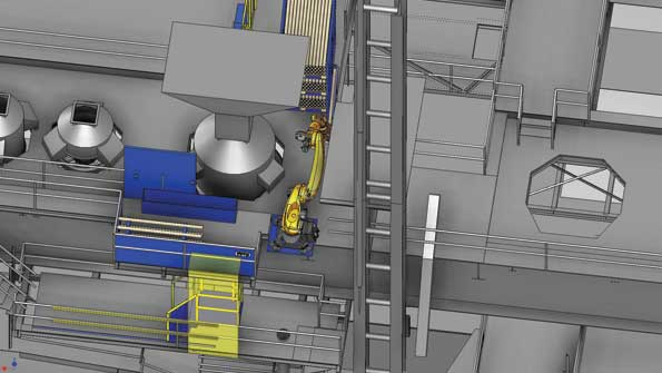Steel sampling steps that previously had been manual processes will be handled by robotic automation system removing workers from the hazardous area The highvolume system will be installed in three stages starting this spring