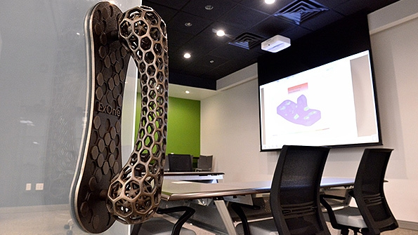 The ExOne Co developed its new center and service offering to collaborate with customers exploring its phenolic and sodiumsilicate binder jetting technology for 3D sand printing