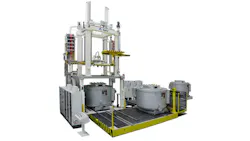 The Kurtz Type AL1816 FSC lowpressure casting machine with furnace shuttle The Kurtz Type AL1816 FSC lowpressure casting machine with furnace shuttle