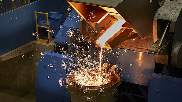 The 266000sqft gray iron foundry is designed to produce about 80000 tonsyear of brake discs