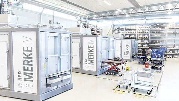 Norsk Titanium produces aerospace structures using Rapid Plasma Depositiontrade in which titanium wire is melted by argonshrouded plasma torches to form nearnetshape parts The company is developing a plant in Plattsburgh NY scheduled to start late next year