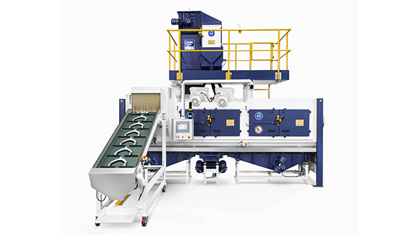 Lighter parts frequently require softer less abrasive blast media The THM troughedbelt continuousfeed shotblast machine with curved throwing blades reduces cycle times for aluminum and magnesiumalloy diecastings