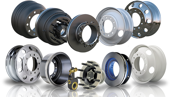 KIC LLCrsquos main product lines top row include aftermarket brake drums and brake rotors OEM hub and drum assemblies and hub and rotor assemblies and steel and aluminum wheels Accuridersquos Gunite division top row casts finishes and assembles brake drums disc wheel hubs spoke wheels rotors and slack adjusters for the heavyduty and mediumduty truck offhighway and bus OEMs and aftermarkets