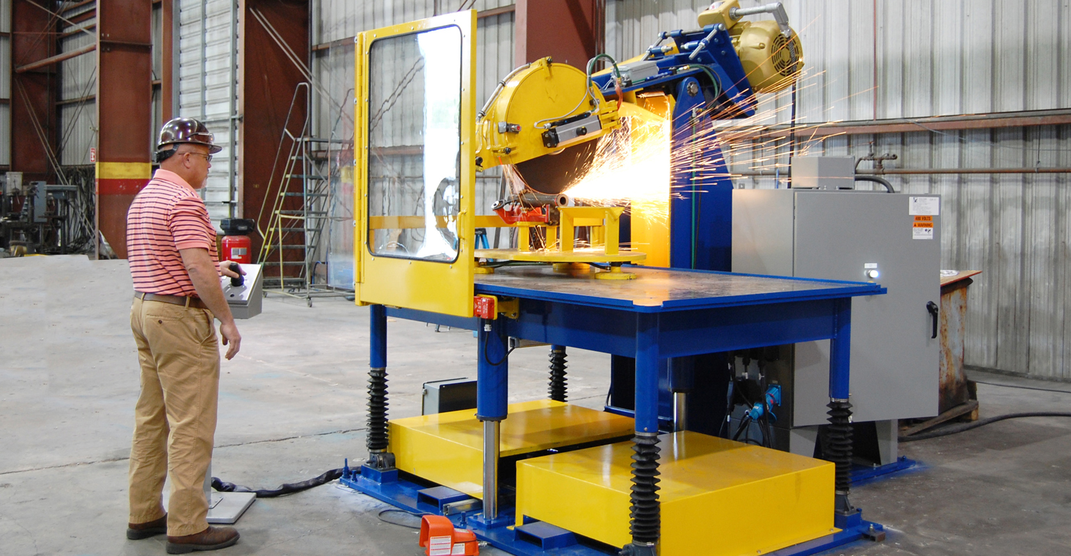 Vulcan / Fox Air-Float Cut Off with hydraulic table