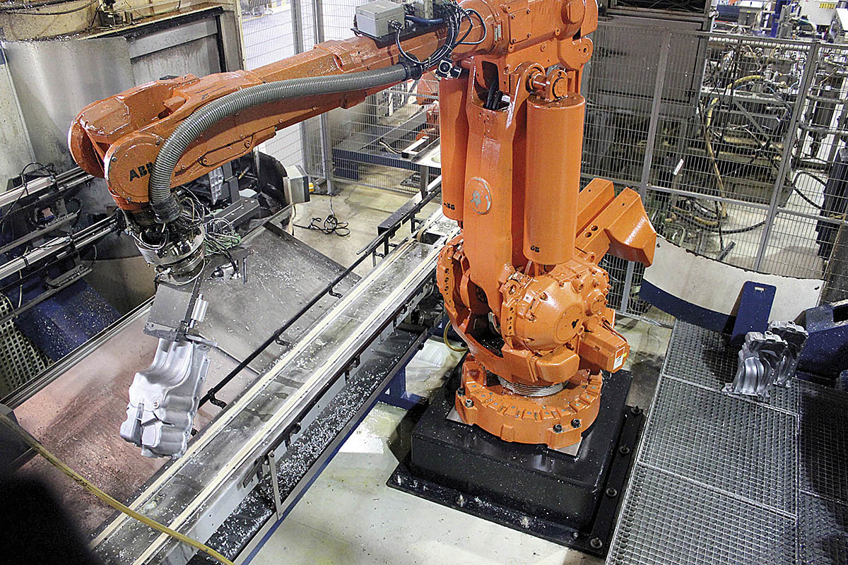 Brabant Alucast ABB robot HPDC plant