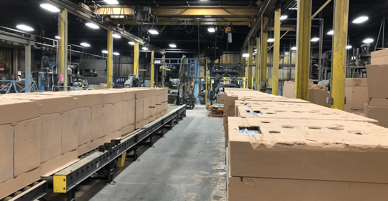 Eck Industries&rsquo; new molding operation has tripled the foundry&rsquo;s mold production rate, and automated mold handling has improved mold quality and operator safety.