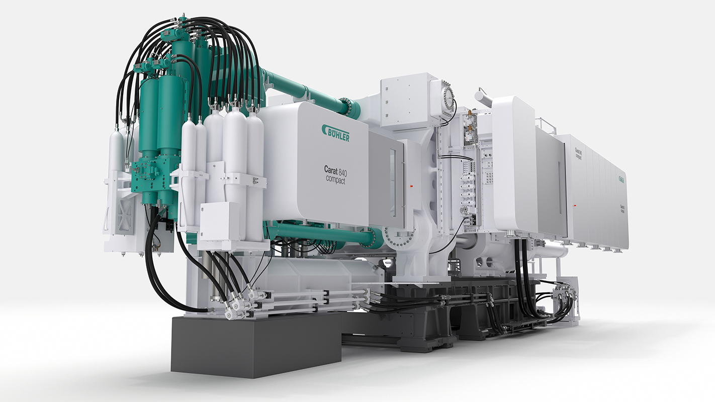 B&uuml;hler Carat 840 diecasting machine.