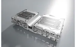 An EV battery housing developed by GF Casting Solutions in partnership with Renault. An EV battery housing developed by GF Casting Solutions in partnership with Renault.