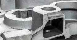 Unfinished aluminum casting. Unfinished aluminum casting.